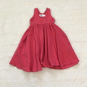 Remie Girl coral sleeveless dress with pockets